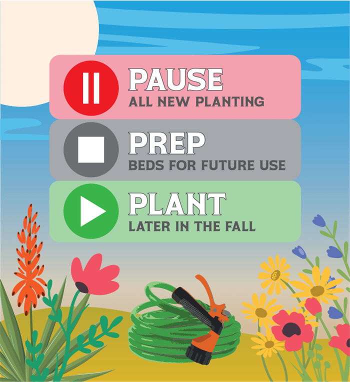 Pause. Prep. Plant.
